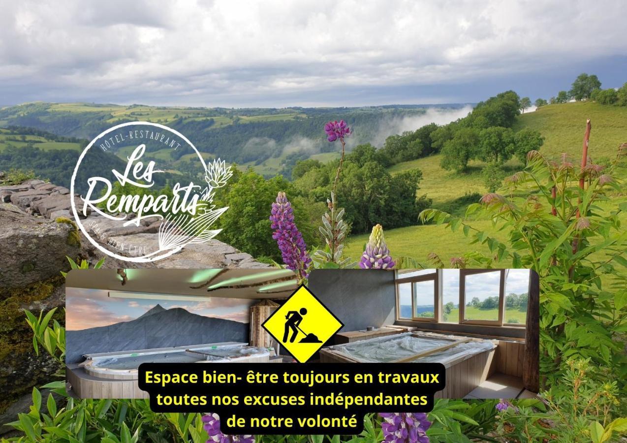 Logis Hotel Restaurant & Spa Les Remparts Salers Exteriör bild