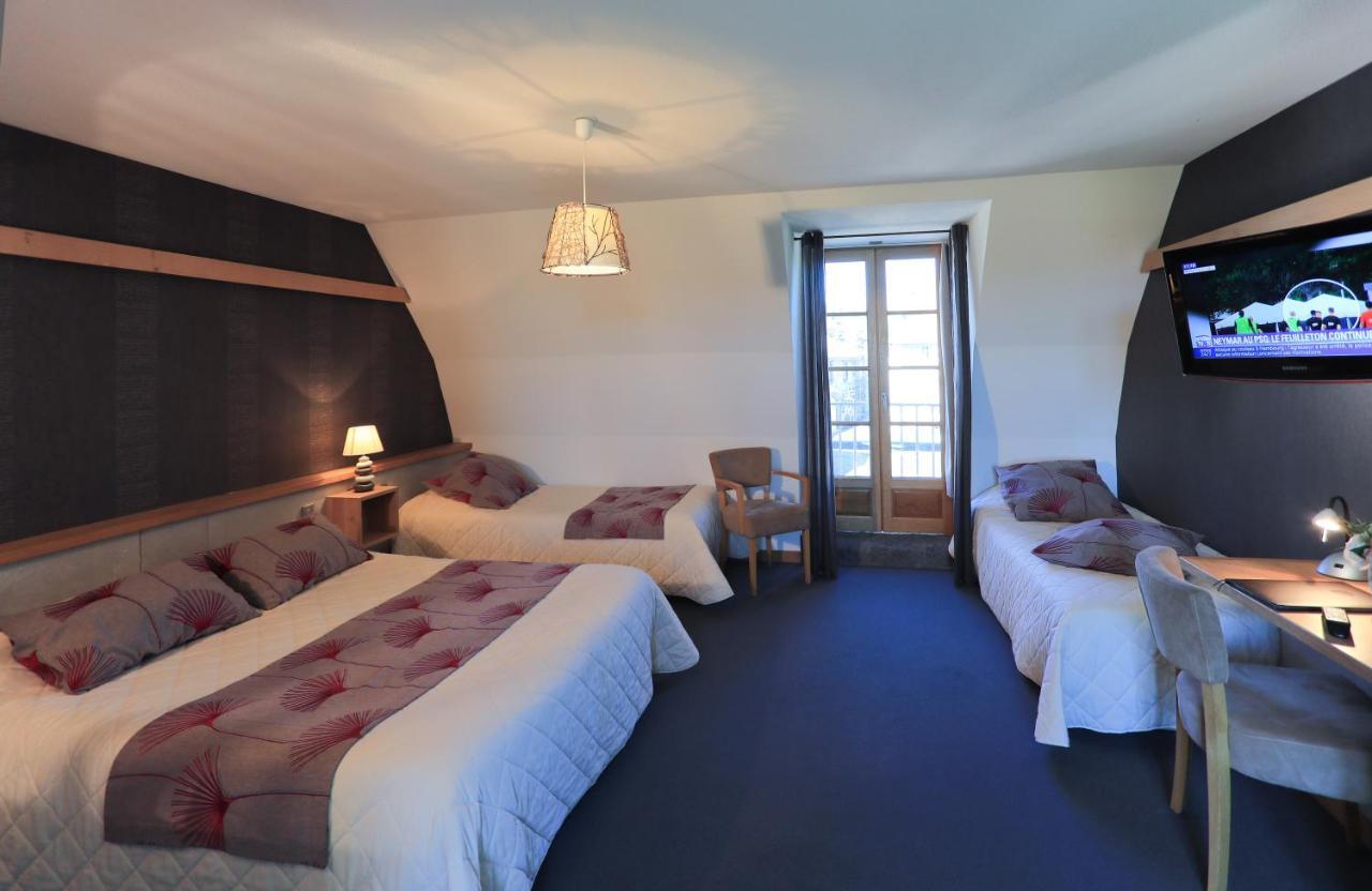 Logis Hotel Restaurant & Spa Les Remparts Salers Exteriör bild