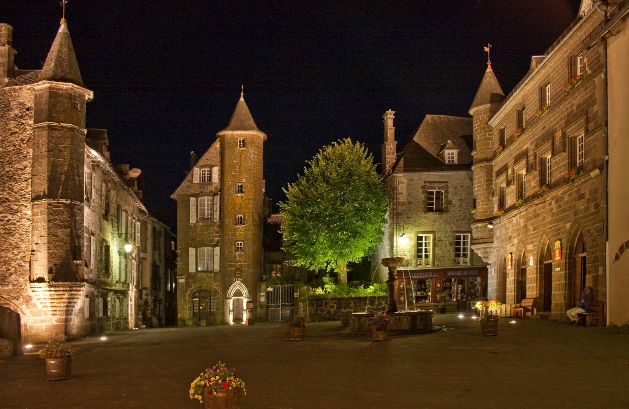 Logis Hotel Restaurant & Spa Les Remparts Salers Exteriör bild